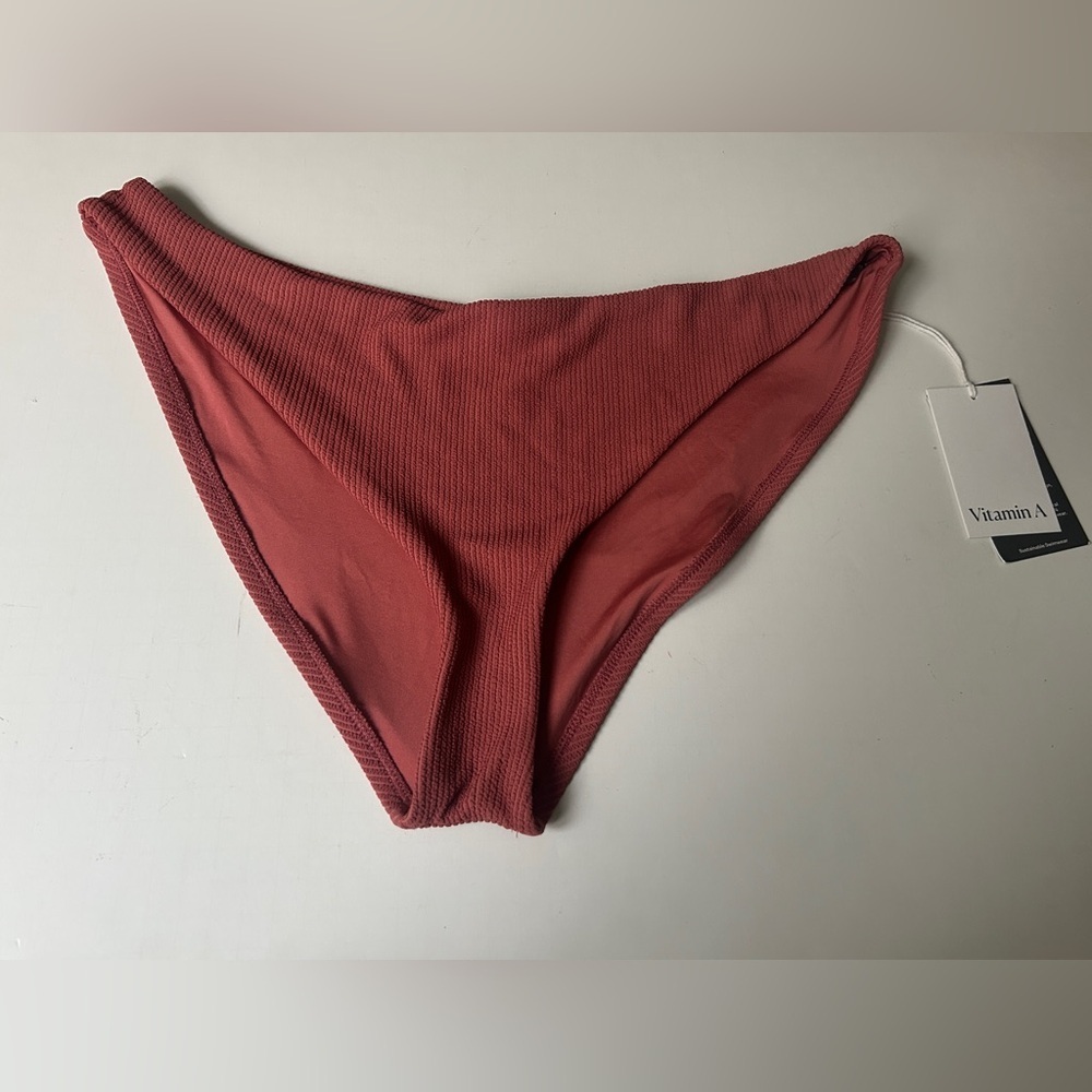 Vitamin A Women’s Textured Bikini Swim Bottom XXL